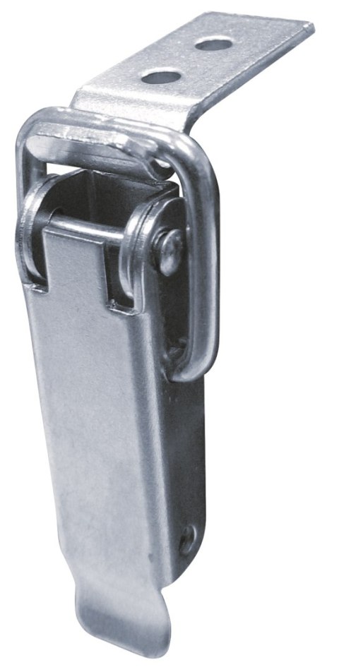 ZAMKNIĘCIE DO SKRZYŃ OCYNKOWANE Z HAKIEM TYPU D 75*18MM ZAMKNIĘCIE DO SKRZYŃ OCYNKOWANE Z HAKIEM TYPU D 75*18MM