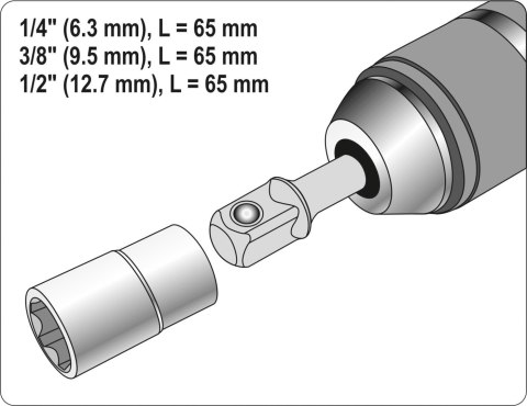 ADAPTER SDS PLUS DO NASADEK 1/4'', 3/8'', 1/2'' ADAPTER SDS PLUS DO NASADEK 1/4'', 3/8'', 1/2''