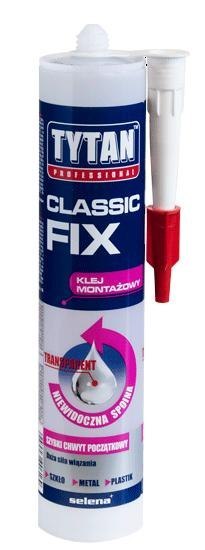 KLEJ MONTAŻOWY TYTAN CLASSICFIX 290ML KLEJ MONTAŻOWY TYTAN CLASSICFIX 290ML