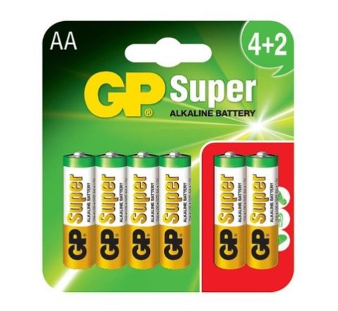 BATERIA SUPER ALKALINE AA LR6 1.5V 6 SZTUK BATERIA SUPER ALKALINE AA LR6 1.5V 6 SZTUK