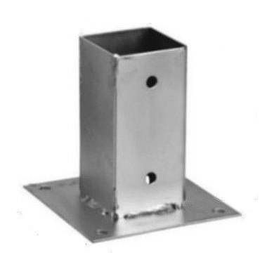 PODSTAWA SŁUPA PRZYKRĘCANA 90*90*150MM PODSTAWA SŁUPA PRZYKRĘCANA 90*90*150MM