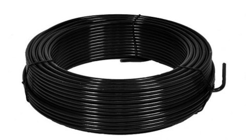DRUT OCYNKOWANY POKRYTY PCV. 2.0MM . CZARNY... DRUT OCYNKOWANY POKRYTY PCV. 2.0MM . CZARNY...