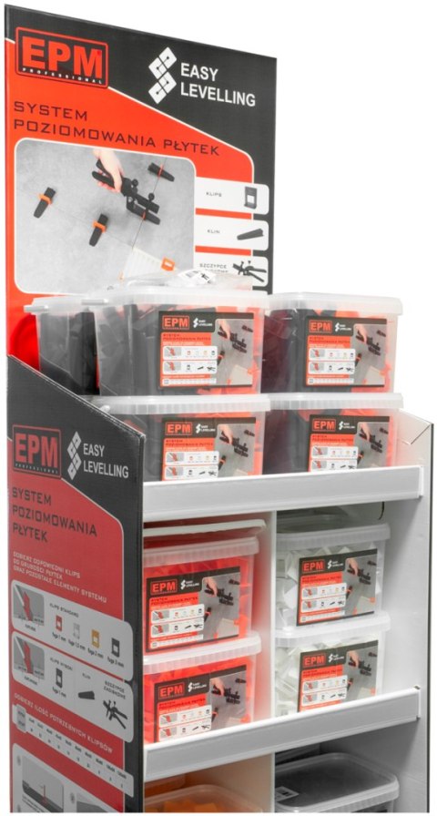 SYSTEM UKŁADANIA PŁYTEK EASY LEVELING 50 KLIN+ 100 KLIPS 1MM SYSTEM UKŁADANIA PŁYTEK EASY LEVELING 50 KLIN+ 100 KLIPS 1MM
