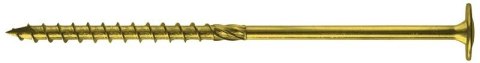 WKRĘT DO DREWNA Z KOŁNIERZEM NA TORX OCYNK ŻÓŁTY 6*40MM T30 WKRĘT DO DREWNA Z KOŁNIERZEM NA TORX OCYNK ŻÓŁTY 6*40MM T30
