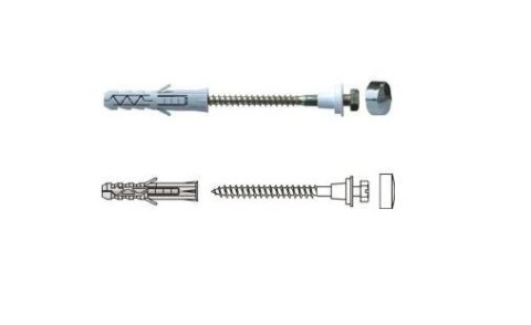 KOŁEK DO MOCOWANIA WC KPL-2SZT 10/6*80MM KOŁEK DO MOCOWANIA WC KPL-2SZT 10/6*80MM