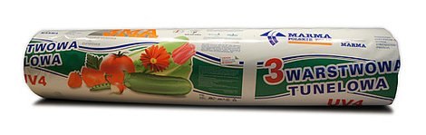 FOLIA TUNELOWA TRZYWARSTWOWA UV4 6*33MA FOLIA TUNELOWA TRZYWARSTWOWA UV4 6*33MA