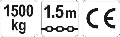WCIĄGNIK ŁAŃCUCHOWY - DŹWIGNIOWY 1.5T WCIĄGNIK ŁAŃCUCHOWY - DŹWIGNIOWY 1.5T