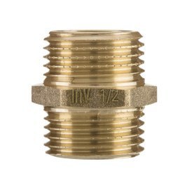 ZŁĄCZKA MOSIĘŻNA NYPEL 3/8'' ZŁĄCZKA MOSIĘŻNA NYPEL 3/8''