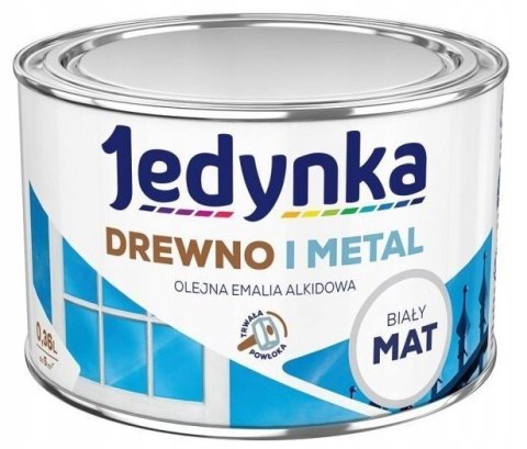 EMALIA ALKIDOWA DO DREWNA I METALU BIAŁA MAT 0,36L EMALIA ALKIDOWA DO DREWNA I METALU BIAŁA MAT 0,36L