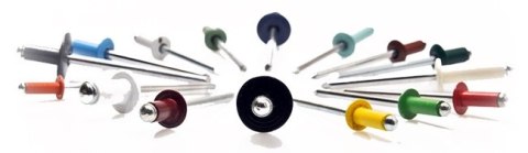 NIT ZRYWALNY ALUMINIOWO-STALOWY 4.0*8MM RAL 7016 NIT ZRYWALNY ALUMINIOWO-STALOWY 4.0*8MM RAL 7016
