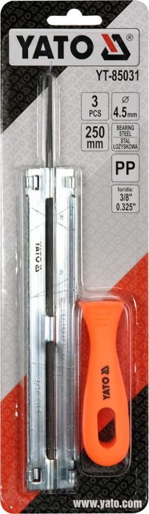 PROWADNIK Z PILNIKIEM DO OSTRZENIA ŁAŃCUCHÓW 4.5MM PROWADNIK Z PILNIKIEM DO OSTRZENIA ŁAŃCUCHÓW 4.5MM