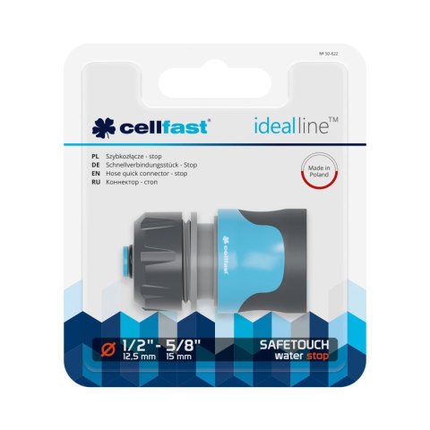 SZYBKOZŁĄCZE STOP 1/2'' SAFETOUCH IDEAL SZYBKOZŁĄCZE STOP 1/2'' SAFETOUCH IDEAL