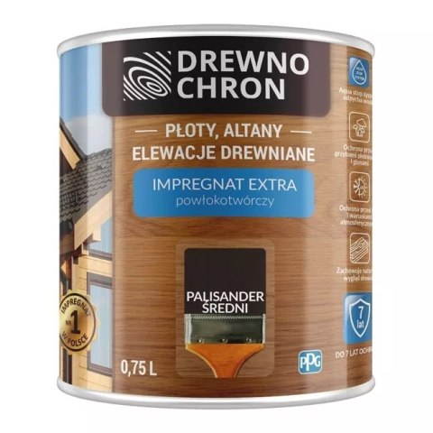 DREWNOCHRON IMPREGNAT POWŁOKOTWÓRCZY PALISANDER ŚREDNI 4,5L DREWNOCHRON IMPREGNAT POWŁOKOTWÓRCZY PALISANDER ŚREDNI 4,5L