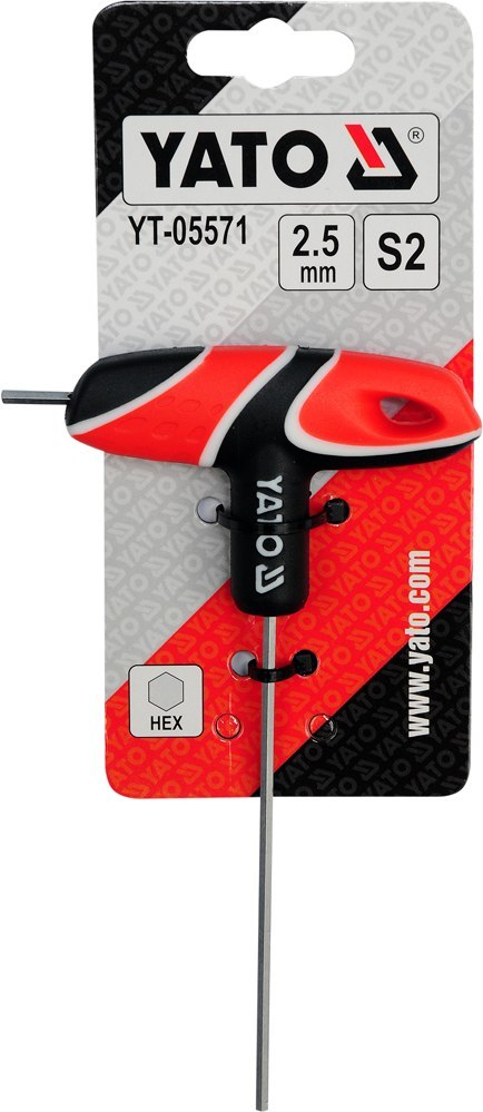 KLUCZ TRZPIENIOWY HEX Z RĘKOJEŚCIĄ 4MM KLUCZ TRZPIENIOWY HEX Z RĘKOJEŚCIĄ 4MM