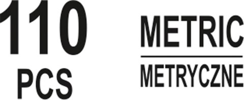 ZESTAW SMAROWNICZEK METRYCZNYCH 110SZT ZESTAW SMAROWNICZEK METRYCZNYCH 110SZT