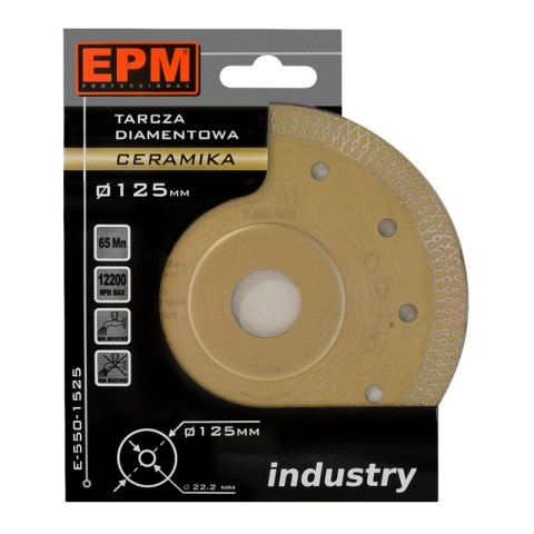 TARCZA DIAMENTOWA INDUSTRY 125MM TARCZA DIAMENTOWA INDUSTRY 125MM