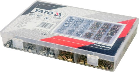 ZESTA NITONAKRĘTEK STAL, ALU MIX M3-M10 300SZT ZESTA NITONAKRĘTEK STAL, ALU MIX M3-M10 300SZT
