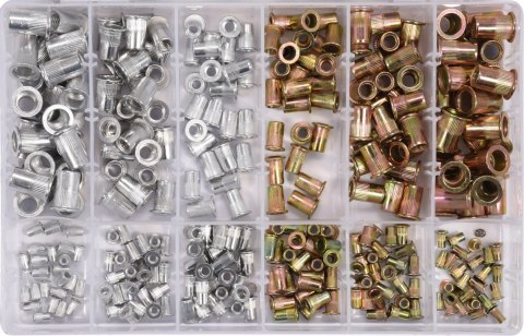ZESTA NITONAKRĘTEK STAL, ALU MIX M3-M10 300SZT ZESTA NITONAKRĘTEK STAL, ALU MIX M3-M10 300SZT