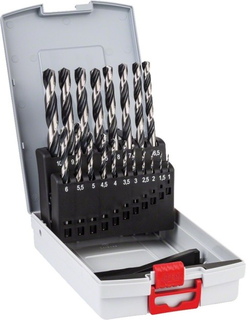 ZESTAW WIERTEŁ 19 SZT. POINTTEQ DO METALU 1-10MM ZESTAW WIERTEŁ 19 SZT. POINTTEQ DO METALU 1-10MM