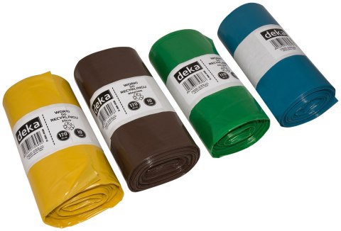 WOREK RECYKLING NIEBIESKI PAPIER 120L A10 WOREK RECYKLING NIEBIESKI PAPIER 120L A10