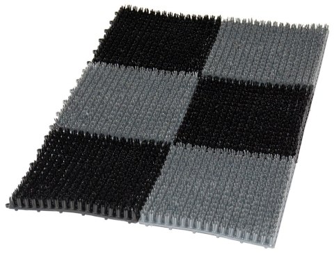 WYCIERACZKA TRAWKA PLASTIKOWA 6-CZĘŚCIOWA 36*55CM BLACK/GREY WYCIERACZKA TRAWKA PLASTIKOWA 6-CZĘŚCIOWA 36*55CM BLACK/GREY