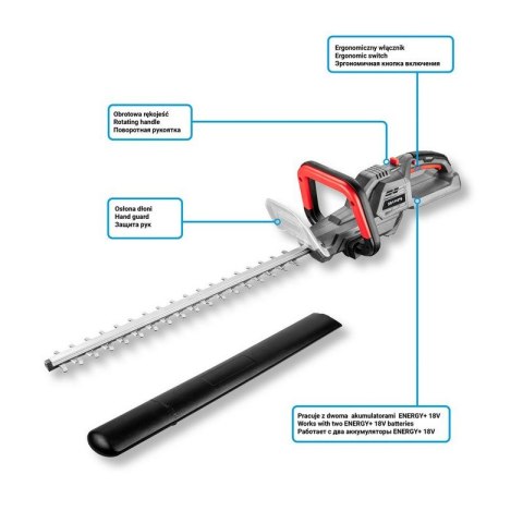 AKUMULATOROWE NOŻYCE DO ŻYWOPOŁOTU 36V ENERGY+ AKUMULATOROWE NOŻYCE DO ŻYWOPOŁOTU 36V ENERGY+