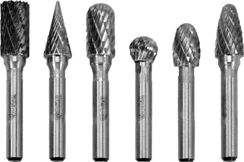 FREZY TRZPIENIIOWE DO METALU PREMIUM 6 SZT. FREZY TRZPIENIIOWE DO METALU PREMIUM 6 SZT.