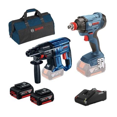 ZESTAW NARZĘDZI GBH180LI+GDX180LI+GBA18V 2*4.0AH ZESTAW NARZĘDZI GBH180LI+GDX180LI+GBA18V 2*4.0AH