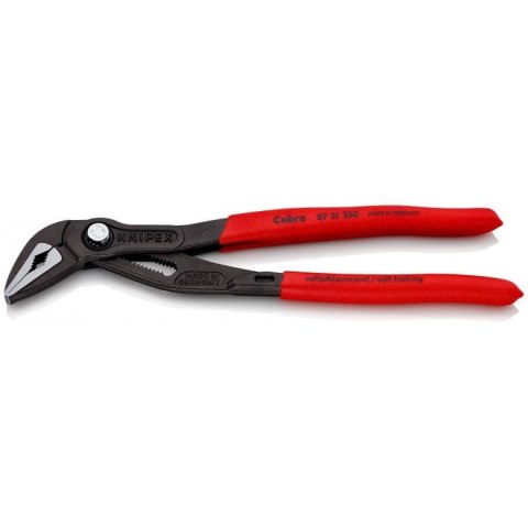SZCZYPCE DO RUR COBRA Z WYDŁUŻONĄ SZCĘKĄ 250MM SZCZYPCE DO RUR COBRA Z WYDŁUŻONĄ SZCĘKĄ 250MM