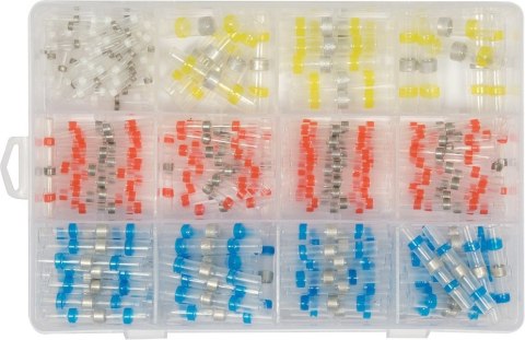 ZESTAW RUREK TERMOKURCZLIWYCH Z CYNĄ 0.25-6MM2., 220SZT ZESTAW RUREK TERMOKURCZLIWYCH Z CYNĄ 0.25-6MM2., 220SZT