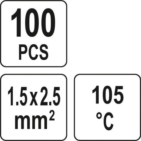 ZESTAW RUREK TERMOKURCZLIWYCH Z CYNĄ 1.5-2.5MM2., 100SZT ZESTAW RUREK TERMOKURCZLIWYCH Z CYNĄ 1.5-2.5MM2., 100SZT