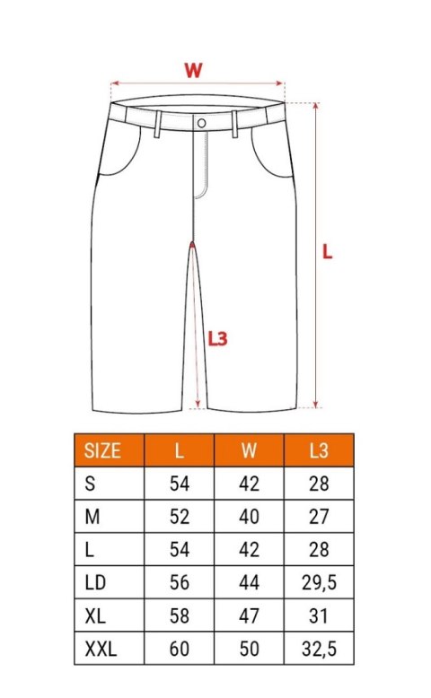 KRÓTKIE SPODENKI BASIC, ROZMIAR XXL/58 KRÓTKIE SPODENKI BASIC, ROZMIAR XXL/58