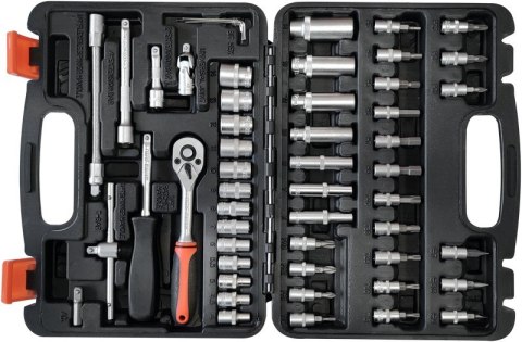 ZESTAW NARZEDZIOWY 1/4'' 52 SZTUKI ZESTAW NARZEDZIOWY 1/4'' 52 SZTUKI