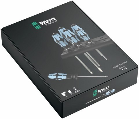 ZESTAW WKRĘTAKÓW ZE STALI NIERDZEWNEJ + WIESZAK, 6CZ ZESTAW WKRĘTAKÓW ZE STALI NIERDZEWNEJ + WIESZAK, 6CZ