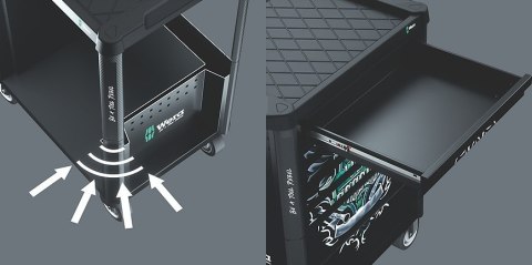 WÓZEK WARSZTATOWY 1 TOOL REBEL 9700 Z WYPOSAŻENIEM, 78CZ. WÓZEK WARSZTATOWY 1 TOOL REBEL 9700 Z WYPOSAŻENIEM, 78CZ.