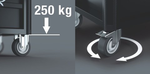 WÓZEK WARSZTATOWY 1 TOOL REBEL 9700 Z WYPOSAŻENIEM, 78CZ. WÓZEK WARSZTATOWY 1 TOOL REBEL 9700 Z WYPOSAŻENIEM, 78CZ.
