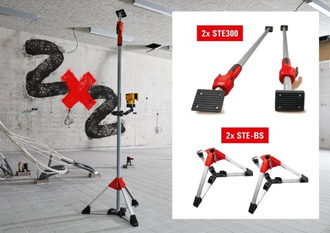 ZESTAW 2 PODPÓRKI SUFITOWE STE+2 STOJAKI SET ZESTAW 2 PODPÓRKI SUFITOWE STE+2 STOJAKI SET