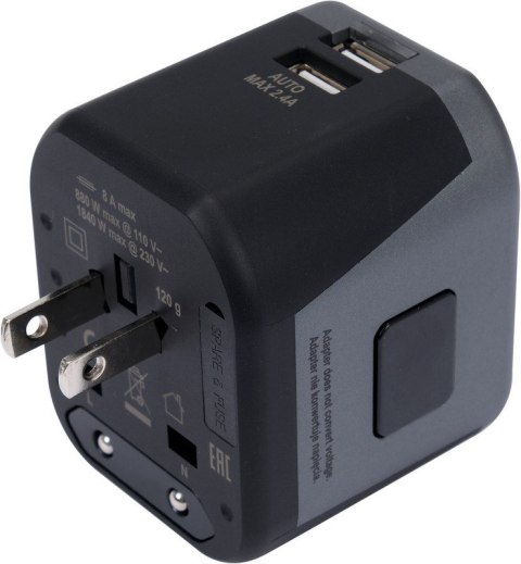 ADAPTER PODRÓŻNY UNIW. 2XUSB 12W ADAPTER PODRÓŻNY UNIW. 2XUSB 12W