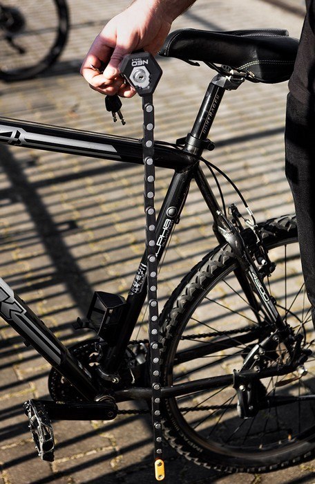 ZABEZPIECZENIE ROWERU NA KLUCZ, SKŁADANE ZABEZPIECZENIE ROWERU NA KLUCZ, SKŁADANE