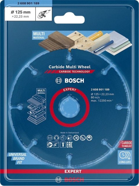 TARCZA UNIWERSALNA EXPERT CARBIDE MULTI WHEEL CMW 125*22MM TARCZA UNIWERSALNA EXPERT CARBIDE MULTI WHEEL CMW 125*22MM