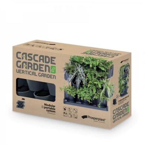 OGRÓD WERTYKULARNY STOJĄCY - CASCADE GARDEN- ANTRACYT OGRÓD WERTYKULARNY STOJĄCY - CASCADE GARDEN- ANTRACYT