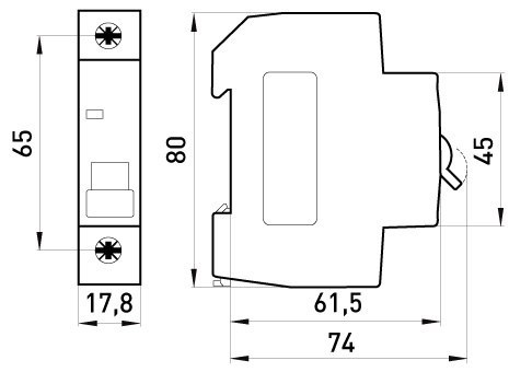 WYŁĄCZNIK NADPRĄDOWY MCB.PRO60 3P C25A 6KA WYŁĄCZNIK NADPRĄDOWY MCB.PRO60 3P C25A 6KA