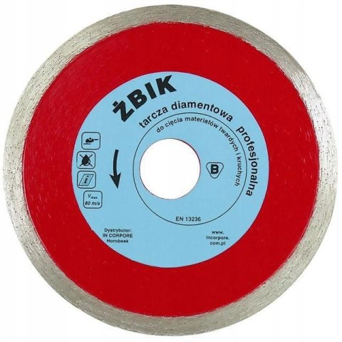 TARCZA DIAMENTOWA GŁADKA ŻBIK 230MM TARCZA DIAMENTOWA GŁADKA ŻBIK 230MM
