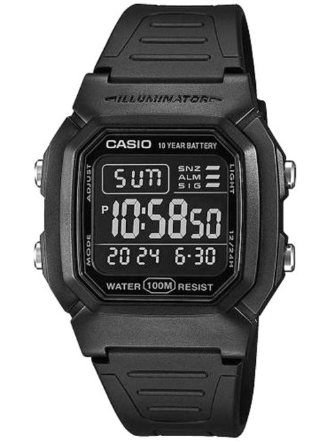 Zegarek Męski CASIO W-800H-1BVES + BOX Zegarek Męski CASIO W-800H-1BVES + BOX