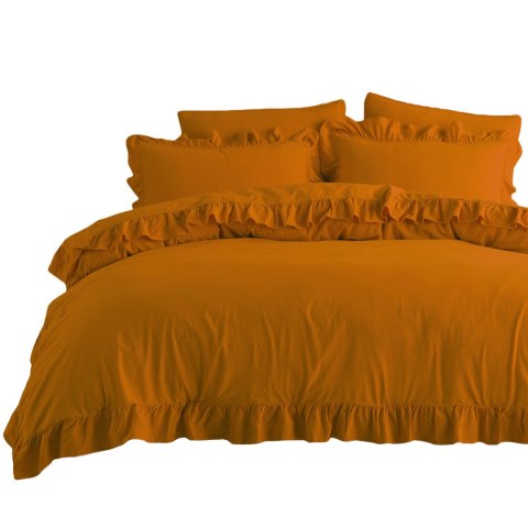 Pościel bawełniana SUDAN BROWN/160x200(P) STONEWASHED Limasso Pościel bawełniana SUDAN BROWN/160x200(P) STONEWASHED Limasso