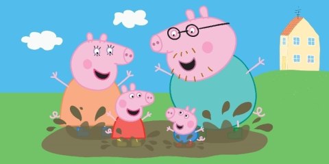 Ręcznik bawełniany 70x140 Świnka Peppa poziom Carbotex Ręcznik bawełniany 70x140 Świnka Peppa poziom Carbotex