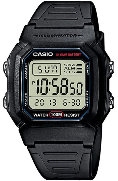 Zegarek Męski CASIO W-800H-1AVES + BOX Zegarek Męski CASIO W-800H-1AVES + BOX