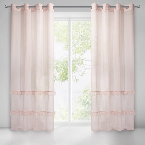 FIRANA GOTOWA ARIANA 140 X 250 CM RÓŻOWY EUROFIRANY FIRANA GOTOWA ARIANA 140 X 250 CM RÓŻOWY EUROFIRANY