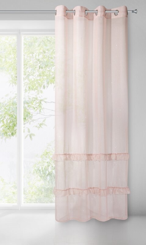 FIRANA GOTOWA ARIANA 140 X 250 CM RÓŻOWY EUROFIRANY FIRANA GOTOWA ARIANA 140 X 250 CM RÓŻOWY EUROFIRANY