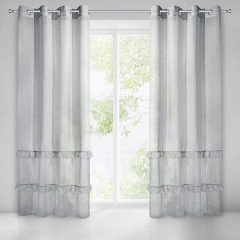 FIRANA GOTOWA ARIANA 140 X 250 CM SZARY EUROFIRANY FIRANA GOTOWA ARIANA 140 X 250 CM SZARY EUROFIRANY